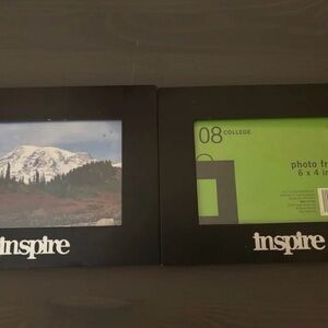 Inspire Black Photo Frames Set